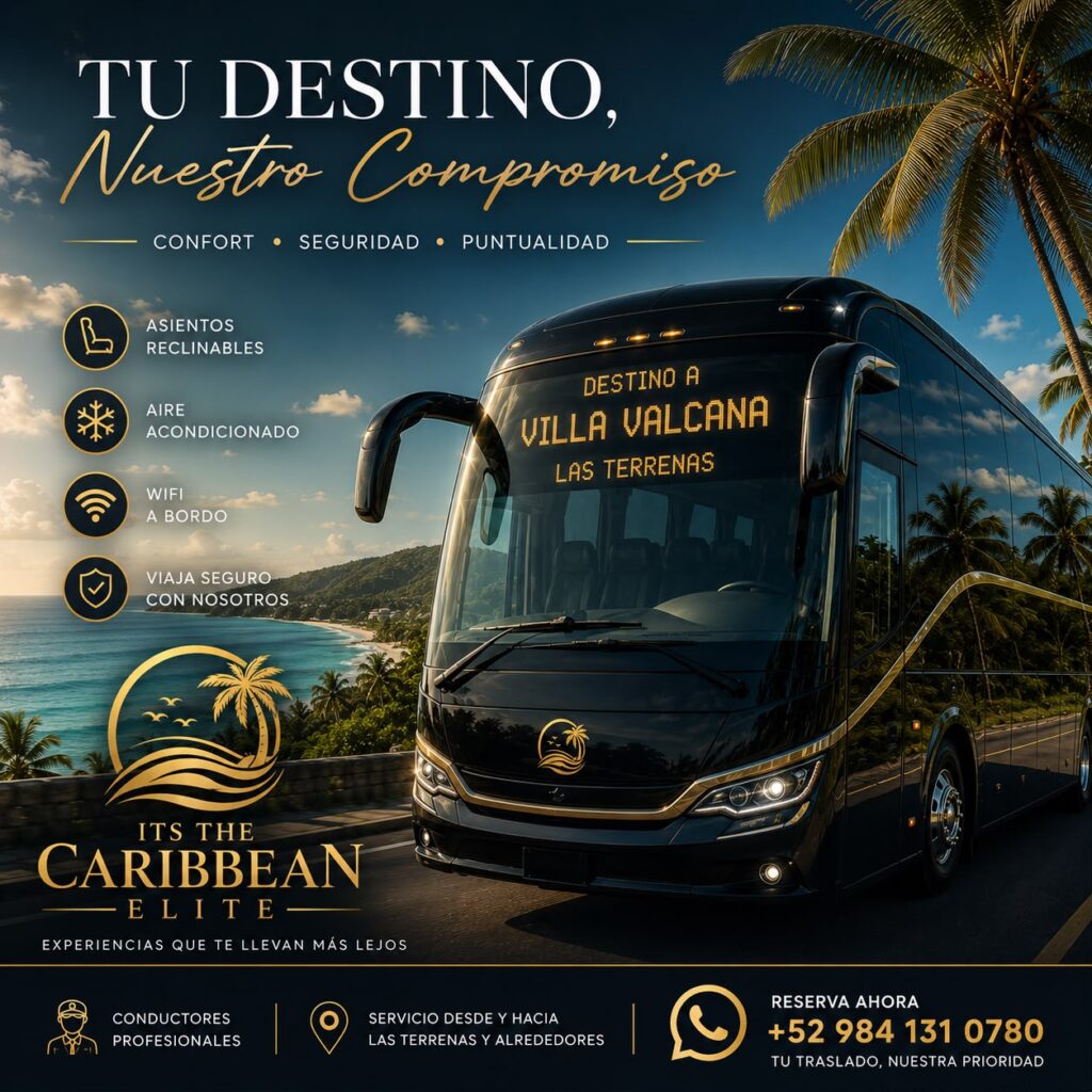 Transportación Privada de Lujo a Villa Valcana